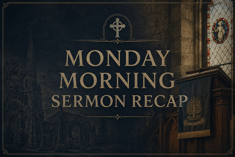 Monday Morning Sermon Recap – Aug. 17, 2026